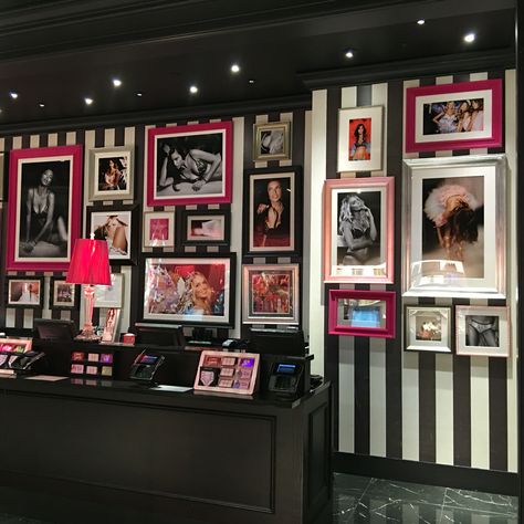 Victoria Secret store inspired  me Victoria Secret Decor, Victoria Secret Store Interior, Rearrange Bedroom, Scared Space, Secret Aesthetic, Future Mansion, Secret Walls, Victoria Secret Store, Prayer Circle