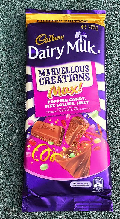 Cadbury Dairy Milk Marvellous Creations Max ! popping candy,fizz lollies, jelly Marvellous Creations, Cadbury World, Popping Candy, Cadbury Dairy Milk, Dairy Milk, Jelly, Gum, Dairy, Ice Cream