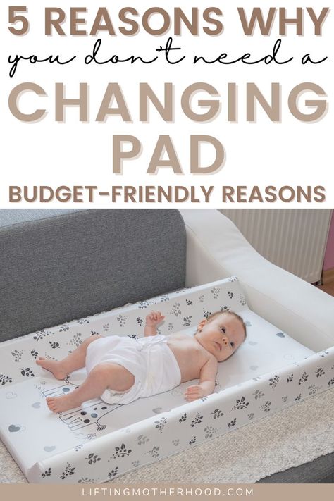 A changing pad or changing table almost always makes it on every baby registry list. As a first-time mom, I added just about everything to my baby registry including a changing pad. In this blog post, I'm going to go over why you actually don't need a changing pad or changing table. Changing Pad Alternative, Changing Table Topper For Dresser, Diy Changing Station, Changing Table Alternative, Diy Changing Table Topper, Changing Pad On Dresser, Changing Station Ideas, Diy Baby Changing Table, Diy Changing Pad