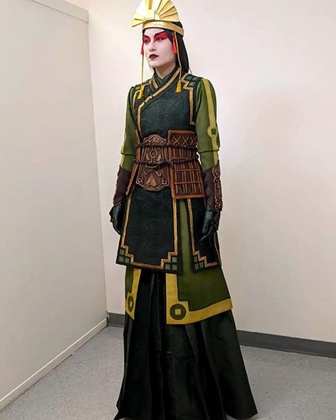 The Painted Lady Avatar Cosplay, Kyoshi Avatar, Mai Cosplay, Suki Avatar, Obi One, Kyoshi Warrior, Dungeon Anime, Avatar Cosplay, Avatar Kyoshi