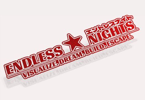 Slap Stickers, Endless Night, Winston Salem Nc, Winston Salem, Car Decals, Car Stickers, Jdm, Silhouette Cameo, Sport Team Logos