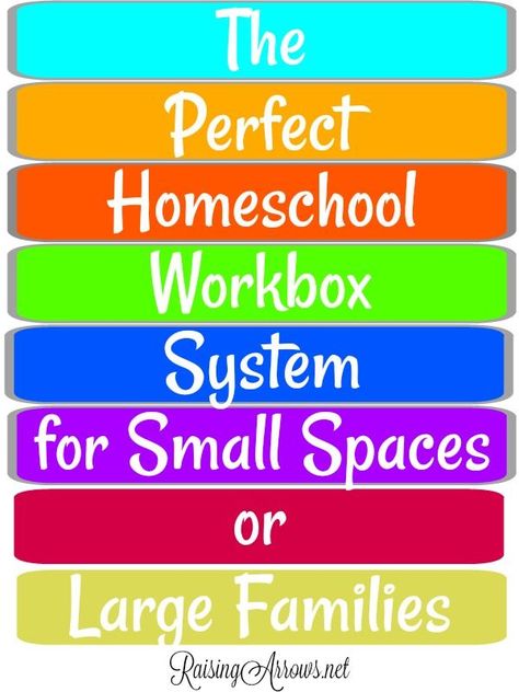 If you think the workbox system for homeschool organization could never work for you because you have a large family or live in a small house, think again! via @amyraisingarrows Homeschool Organization For Small Spaces, Workboxes Homeschool, Organization For Small Spaces, Workbox System, Online School Organization, Homeschool Hacks, Homeschool Supplies, A Small House, Large Families