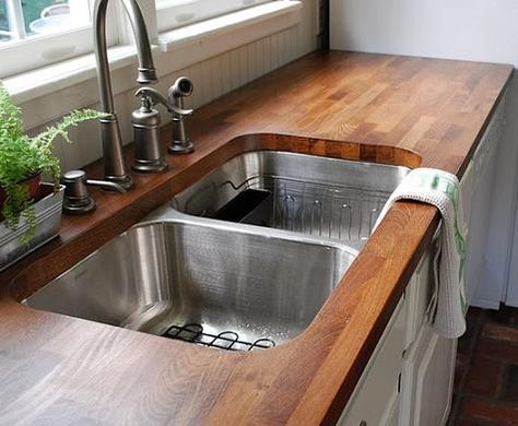 10 Budget Tutorials to Add Farmhouse Character to a Builder Grade House Ikea Butcher Block Countertops, Diy Butcher Block Countertops, Ikea Butcher Block, Diy Butcher Block, Butcher Block Counter, Real Estat, Wooden Counter, Butcher Block Countertops, Kitchen Redo