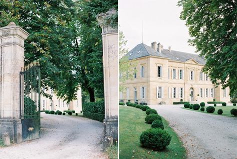 Dreamy Destination I-Do's at the Magical Chateau La Durantie in France Aquitaine France, French Flowers, Chateau Wedding, French Chateau, Unique Venues, Arched Windows, Grand Staircase, Floor To Ceiling Windows, Aquitaine