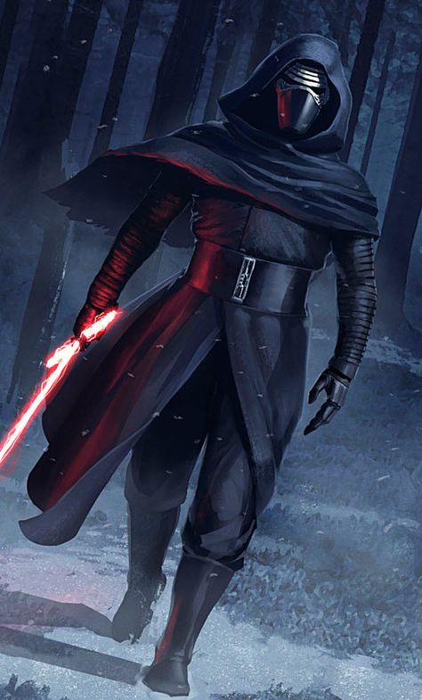 Kylo Ren Fan Art, Hestia Anime, Ren Star Wars, Star Wars History, Knights Of Ren, Star Wars Decor, Dark Side Star Wars, Star Wars Characters Pictures, Star Wars Kylo Ren