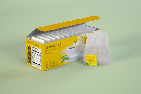 Tea Bag Box Mockup Get it now!! #mockup #mockupdesign #freemockup #bestmockup #mockups #mockupslayout #mockuptemplate #mockuptemplates #freedesign #bestdesign #graphicdesign #brand #envato #envatomarket #creativemarket #freepik #envatolements #graphicriver #premiumdesign #behance #dribbble Drink Packaging Design, Tea Sachet, Drink Packaging, Drinks Packaging Design, Free Tea, Box Packaging Design, Box Mockup, Tea Packaging, Tea Box