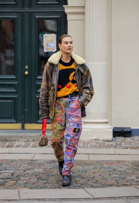 Copenhagen Fashion Week Fall/Winter 2023 Street Style Commands Your Attention Products For Glowing Skin, Fashion Week Ss23, Maximalist Outfits, Street Style 2023, Copenhagen Fashion, Style 2023, Skin Glowing, Shirt Tucked In, Copenhagen Style