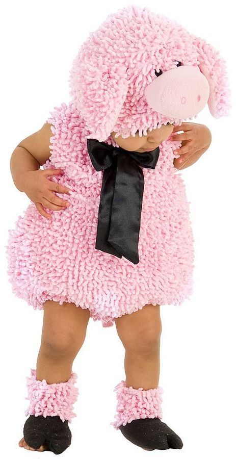 67 Precious Halloween Costume Ideas That Will Keep Your Baby Warm Squiggly Pig Costume Squiggly Pig Costume ($55) Funny Baby Halloween Costumes, Farm Animal Costumes, Pig Halloween Costume, Pig Costume, Pig Halloween, Party City Costumes, Pig Costumes, Baby Kostüm