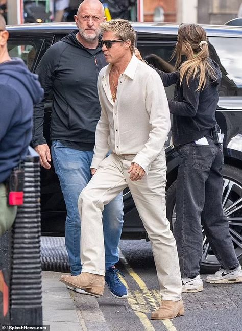 Gentleman Style Summer, Brad Pitt Style, General Outfit, Luke Wilson, Old Man Fashion, Mens Fashion Smart, Mens Fashion Classic, Man Style, Mens Hairstyles Short