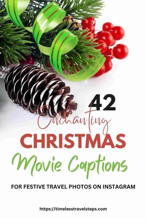 42 Christmas Movie Captions Inspired by Best Holiday Movies Ernest Saves Christmas, Movie Captions, Best Christmas Destinations, Best Holiday Movies, Christmas Travel Destinations, Kid Friendly Resorts, Christmas Songs Lyrics, Christmas Hand Painted, Famous Sayings