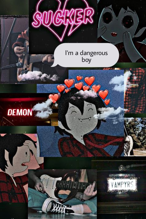 Marshall Lee Edit, Marshall Lee Aesthetic, Marshall Lee Wallpaper, Adventure Time Background, Marshall Lee Adventure Time, Marshall Lee, Witchy Things, Instagram Funny, Fall Wallpaper