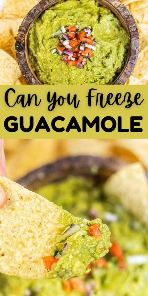 Can You Freeze Guacamole? How To Freeze Guacamole, Freezing Guacamole, Can You Freeze Guacamole, Freeze Guacamole, Frozen Guacamole, Homemade Guac, Guacamole Salad, Eating On A Dime, Guacamole Dip