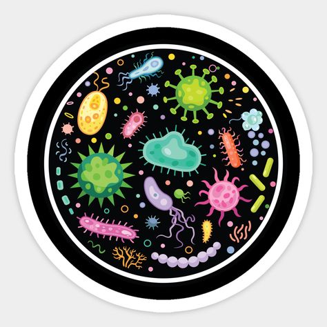 bacterial culture in microbiology -- Choose from our vast selection of stickers to match with your favorite design to make the perfect customized sticker/decal. Perfect to put on water bottles, laptops, hard hats, and car windows. Everything from favorite TV show stickers to funny stickers. For men, women, boys, and girls. Microbiology Stickers Printable, Microbiology Stickers, Bacterial Culture, Lab Stickers, Science Lab Decorations, Microbiology Study, Pharmacy Art, Funny Labs, Medical Stickers