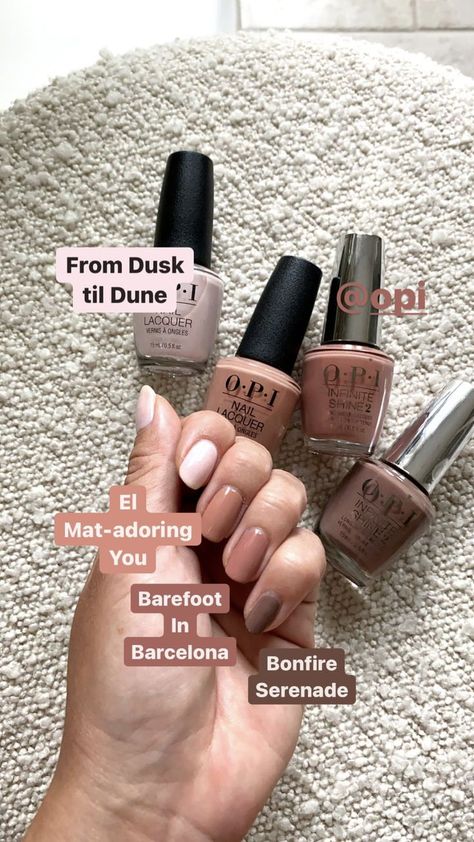 Opi Neutral, Fall Nails Opi, Nail Dipping Powder Colors, Taupe Nails, Opi Nail Polish Colors, Neutral Nail Color, Neutral Nail Polish, Opi Gel Nails, Neutral Nail