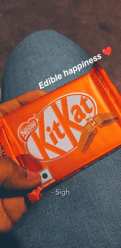 Chocolate 🍫 Kitkat Snap Streak, Kit Kat Snap, Chocolate Snap Streak, Kitkat Snap, Snapchat Status, Chocolate Captions, Snaps Streaks, Chocolate Snap, Snap Captions