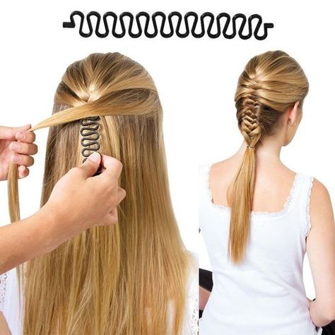 Download STL files Shang Du - french hair braiding tool ・ Cults Hair Braiding Tool, Braid Tool, Hair Braider, Hair Twist Styles, Twist Style, Magic Hair, Hair Braiding, French Hair, Twist Braids