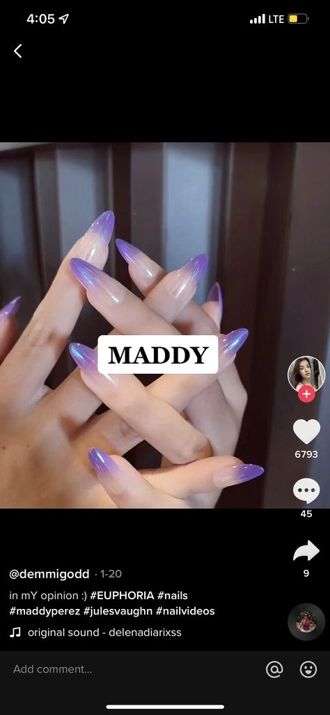 Jules Nails Euphoria, Maddie Nails Euphoria Season 2, Euphoria Make Up Looks Jules, Jules Quotes Euphoria, Euphoria Quotes Jules, My Opinions, Fitbit, Nails