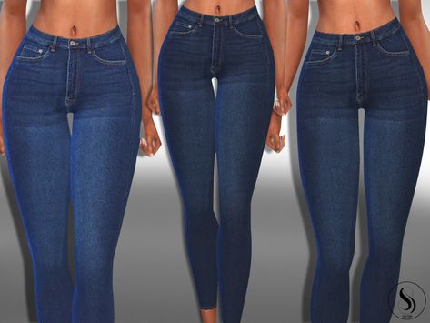 Rip Aaliyah, True Jeans, Low Waisted Jeans, Mid Waist Jeans, Sims 4 Downloads, Low Waist Jeans, Ts4 Cc, Cc Finds, Sims 4 Cc