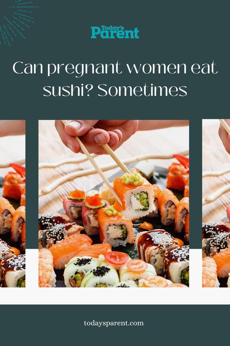 person eating sushi with chopsticks All About Pregnancy, Pregnancy Safe Products, Be Safe, The Menu, Pregnant Women, Need To Know, Parenting, Canning