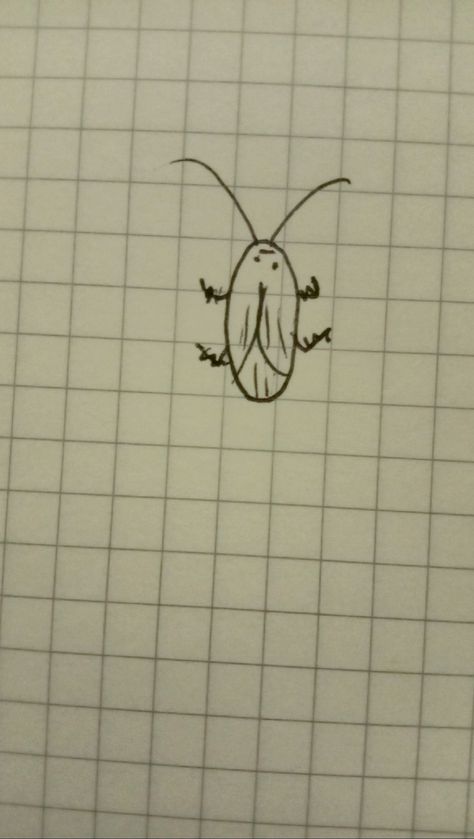 PRETTY COCKROACH 🥰😘😘😘😍😍😍💯💯🙏🏻 Pretty Cockroach, Roach Drawing, Cockroach Meme, Cockroach Drawing, Cockroach Tattoo, Easy Doodles, Doodles Drawings, Easy Doodles Drawings, Funny Doodles