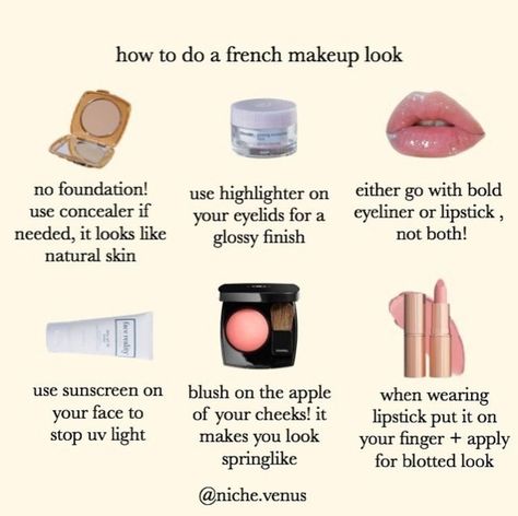 French Makeup, Alat Makeup, Drømme Liv, Fresh Makeup, Smink Inspiration, Makeup Hacks, Maquillaje Natural, Makeup Revolution, Pretty Makeup