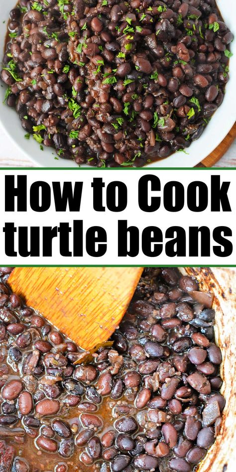 How to cook black turtle beans dried to tender on the stove, in a slow cooker or pressure cooker is here. To tender or chipotle spicy style. Instant Pot Beans Recipe, Black Turtle Beans, Best Frozen Meals, Easy Dump Cake Recipe, Air Fryer Fish Recipes, Beef Recipe Instant Pot, Instant Pot Pasta Recipe, Cooking Frozen Chicken, Easy Steak Recipes