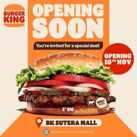 Burger King Social Media Design, Burger King Advertising, Burger King Advertisement, Burger King Design, Burger King Poster, Burger King Ads, Promotion Design Ideas, Burger Ads, Burger Poster