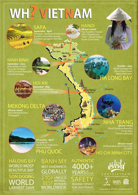 #Infographic Why #Vienam ? What To Do In Vietnam, Vietnam Travel Tips, Vietnam Vacation, Vietnam Map, Vietnam Trip, Vietnam Itinerary, Vietnam Backpacking, Vietnam Holidays, Asia Trip