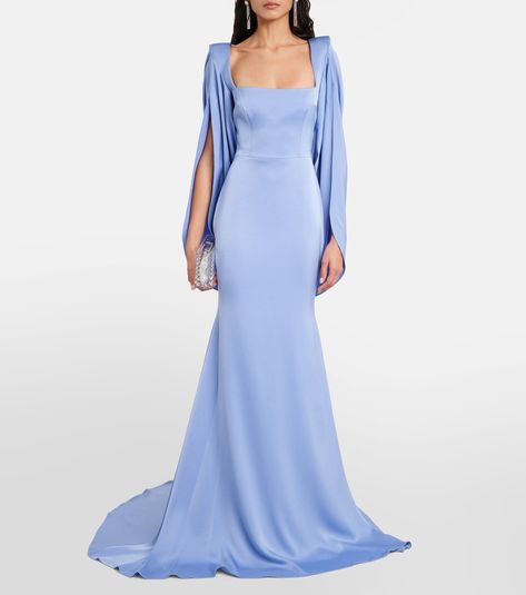 Alex Perry Dress, Maxi Evening Dress, Cape Gown, Long Sleeve Dress Formal, Alex Perry, Latest Street Fashion, Satin Gown, Maxi Dress Evening, Dress Gown