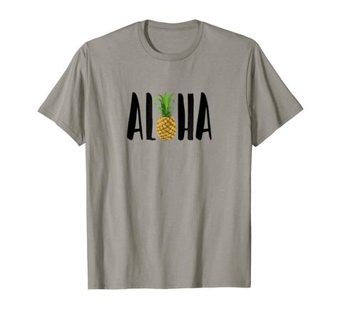 Aloha Pineapple Logo Tee Shirt Hawaiian Fruit, Hawaiian T Shirt, Pineapple Lovers, Pineapple Shirt, Aloha Beaches, Pineapple Fruit, Dress Stylish, Aloha Hawaii, Tiki Party