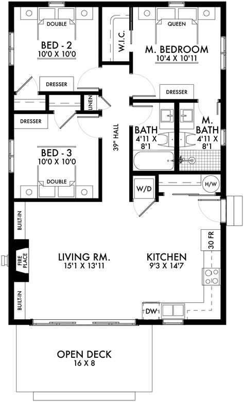 36x30 House Plans, 900 Sf House Plans, 30x32 House Plans, 3 Bedroom 1 Bathroom House Plans, 3bdrm 2 Bath House Plans, Small House Layout Plans 3 Bedroom, 900 Sq Ft House Plans 3 Bedroom, House Floor Plan 3 Bedroom, Free House Plans 3 Bedroom