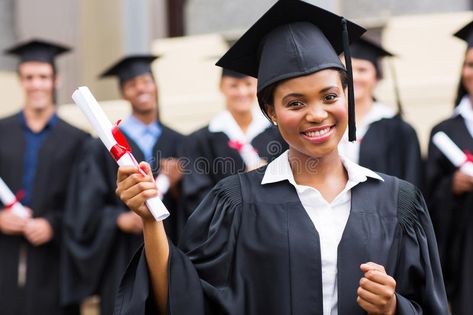 African graduate at ceremony. Pretty african american female graduate holding he , #AFFILIATE, #ceremony, #Pretty, #African, #graduate, #african #ad Disney Grad Caps, Cucumber Diet, College Diploma, School Fees, Love Your Enemies, Graduation Cap Decoration, African Girl, College Degree, Graduation Pictures