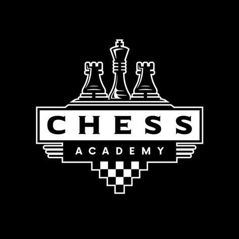 Chess Club Logo, Chess Logo Design, Chess Humor, Chess Illustration, Chess Logo, Chess Collection, Logo Club, Academy Logo, Game Zone