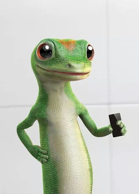 Gico Lizard, Geico Lizard, Geico Car Insurance, Gecko, Low Key, Character Design, Illustrations, Animals, Pins