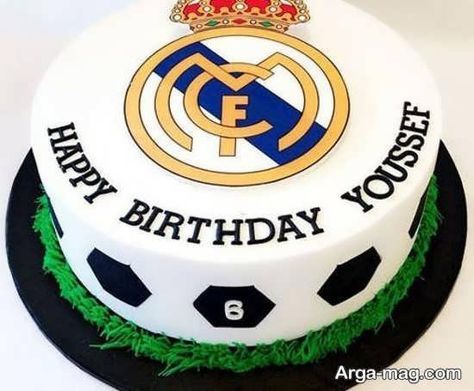 Real Madrid Torte, Bolo Real Madrid, Tarta Real Madrid, Madrid Cake, Real Madrid Cake, Soccer Birthday Cakes, Red Birthday Cakes, Inside Cake, Soccer Cake