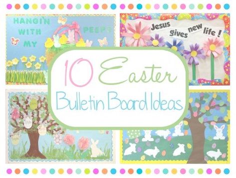 Easter Bulletin Board Ideas, Christian Easter Bulletin Board Ideas, Easter Church Bulletin Boards, Candy Bulletin Boards, Board Ideas For School, Bulletin Board Ideas For School, Catholic Bulletin Boards, Easter Bulletin Board, Easter Bulletin Boards