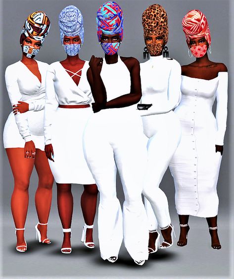 Af-rona Head Scarf & Mask | sims Sims 4 Head Scarf, Sims 4 Male Clothes, Scarf Mask, Sims 5, Male Clothes, African Head Wraps, Head Wrap Scarf, Ts4 Cc, Sims 4 Clothing