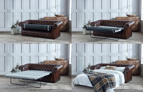 Pemberton Chesterfield Sofa Bed Man Cave Sofa, Chesterfield Sleeper Sofa, Traditional Sofa Bed, Rustic Chic Living Room, Chesterfield Couch, Chesterfield Sofa Bed, Chesterfield Style Sofa, Industrial Sofa, Leather Sofa Bed