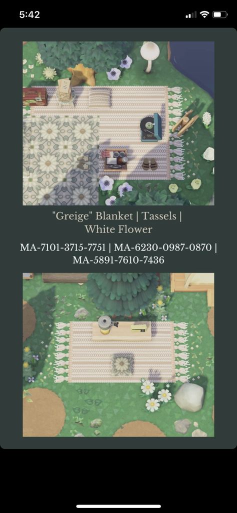 Acnh Cottagecore Blanket Code, Acnh Tassel Pattern, Acnh Paths Designs Picnic Blanket, Acnh Picnic Blanket Pattern Code, Blanket Code Animal Crossing, Blanket Animal Crossing, Acnh Paths Design Codes, Acnh Codes Picnic Blanket, Acnh Outdoor Blanket Code