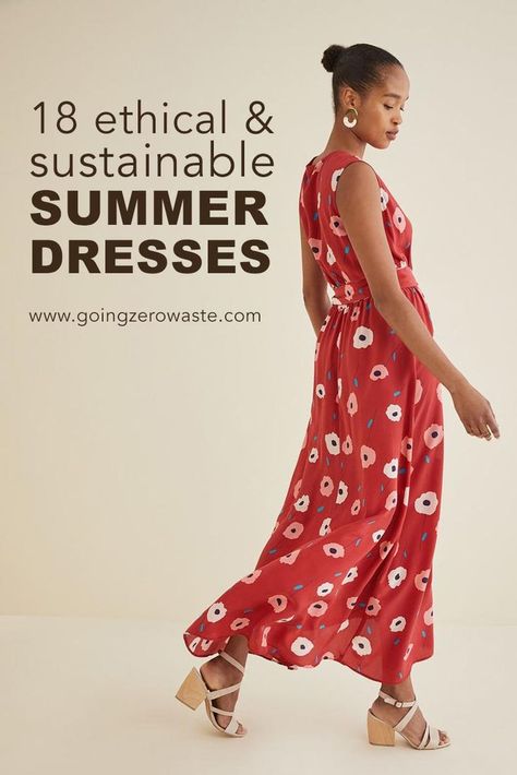 Sustainable Summer Fashion, Sustainable Dresses, Unique Summer Dresses, Sustainable Dress, Christy Dawn Dress, Ethical Clothing Brands, Sustainable Brands, 30 Outfits, Picnic Dress