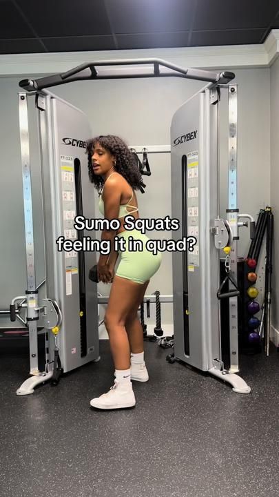 Fefa Lazu on TikTok Sumo Squat Form, Body Improvement, Squat Form, Summer Body Workout Plan, Workout Gym Routine, Weighted Squats, Glute Workouts, Summer Body Workouts, Squat Challenge