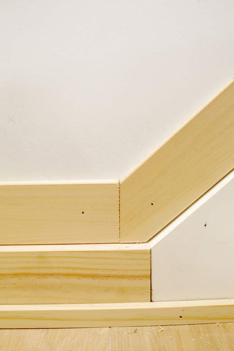 Trim Staircase Wall, Board And Batten Wall Under Stairs, Slanted Ceiling Board And Batten, Stair Board And Batten, Board And Batten Floor To Ceiling, Board And Batten Foyer Staircase, Board And Batten Stairway, Stairwell Board And Batten, Board And Batten Wall Stairways