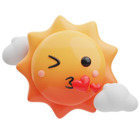 Blender Objects, 3d Emojis, Sun Emoji, 3d Sun, 3d Emoji, Download Sign, Happy Sun, Cute Sun, Unreal Engine