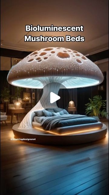 Just Now, Mushroom Art, Speed Up, Bedroom Makeover, Bedroom Design, Stuffed Mushrooms, Bed, Design