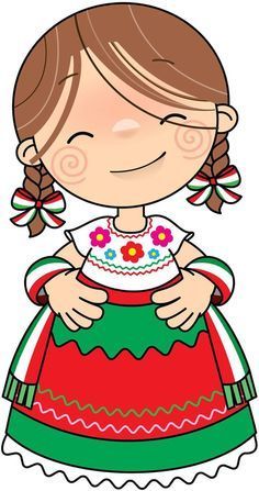 Mexico Clipart, Mexican Independence, Mexican Doll, Mexican Girl, Mexican Party, Hispanic Heritage, Mexican Art, Altered Books, Cute Images