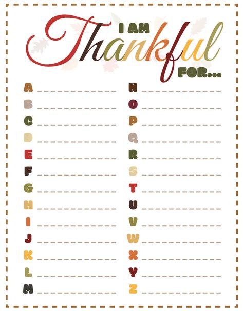 Thanksgiving printable, things to be thankful for list. Perfect Thanksgiving activity for kids. #thanksgiving #thanksgivingfun #thanksgivingprintable #printable #kidsprintable #thankfullist Gratitude Gathering, Thanksgiving Activity Sheets, Thankful List, Thankful Printable, Activities Director, Daycare Furniture, Thanksgiving Mom, November Ideas, Printable Things