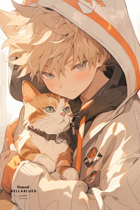 #FelineFriendship #KatsukiBakugou #CuteKitty #AnimeInspo #JapaneseAnimeBeauty Description: Experience the heartwarming friendship between Katsuki and an anime cute kitty. Fox Boy Art, Anime With Cat, Anime Fox Boy, Anime Cat Boy, Bakugo Katsuki Fanart Cute, Anime Picture Hd, Fox Boy, Kawaii Boy, All Anime Characters