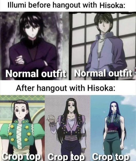 Memes God, Hunterxhunter Funny, Illumi Zoldyck, Hxh Characters, Hunter Hunter, Memes Anime, Hunter Anime, Anime Jokes, Anime Life