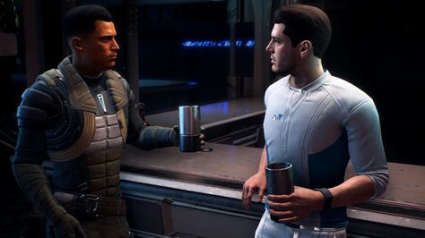 Scott Ryder and Reyes Vidal Reyes Vidal, Scott Ryder, Mass Effect Romance, I Ship It, Devil May Cry, Cyberpunk 2077, The Dawn, Mass Effect, Come Home