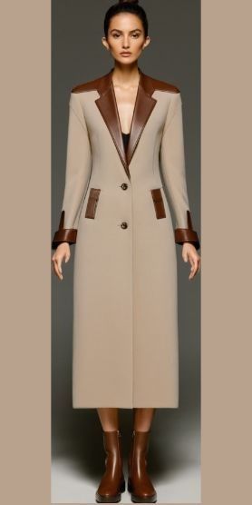 Stylish Coats For Women Classy, Business Chic Style, Classy Coat, Contrasting Textures, Casual Blazer Women, Corporate Attire, Cotton Outfit, Coat Trends, Coat Women Fashion